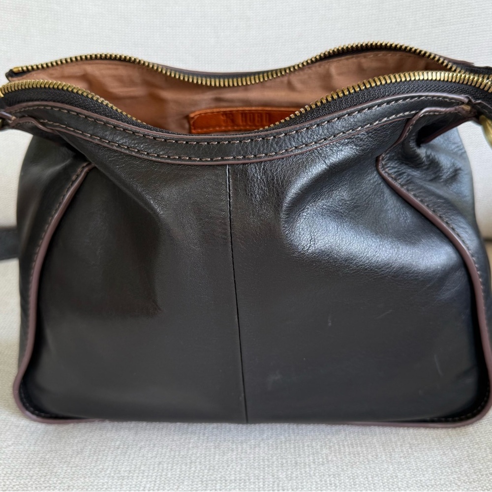 HOBO Dark Brown Leather Crossbody Bag